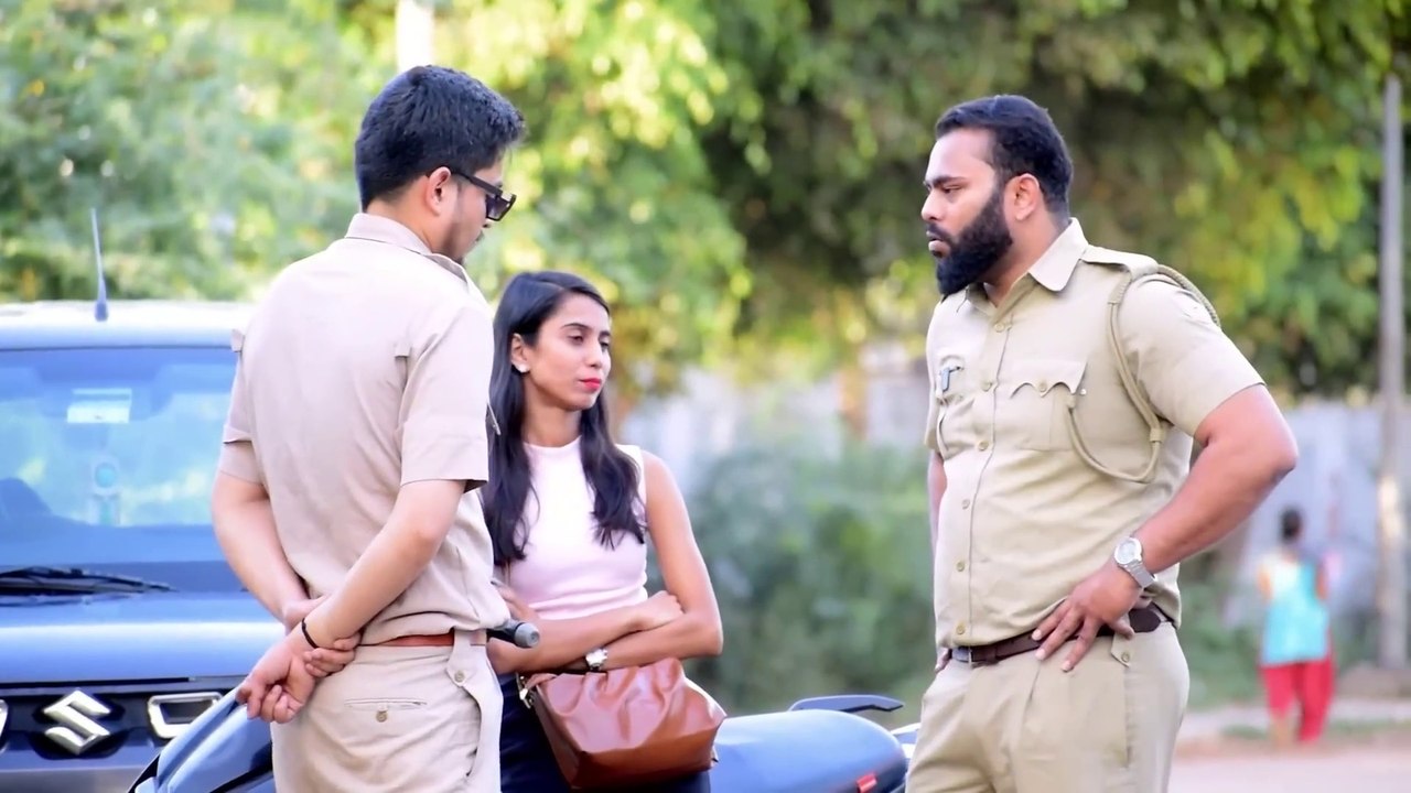 Police Traffic Challans PRANK on GIRLS ANS Entertainment  2023 Prank in INDIA_1080pFHR