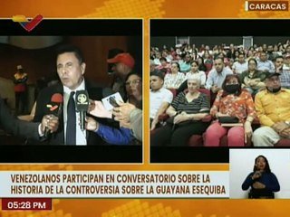 Caracas | Realizan conversatorio sobre la controversia de la Guayana Esequiba en el Teatro Bolívar