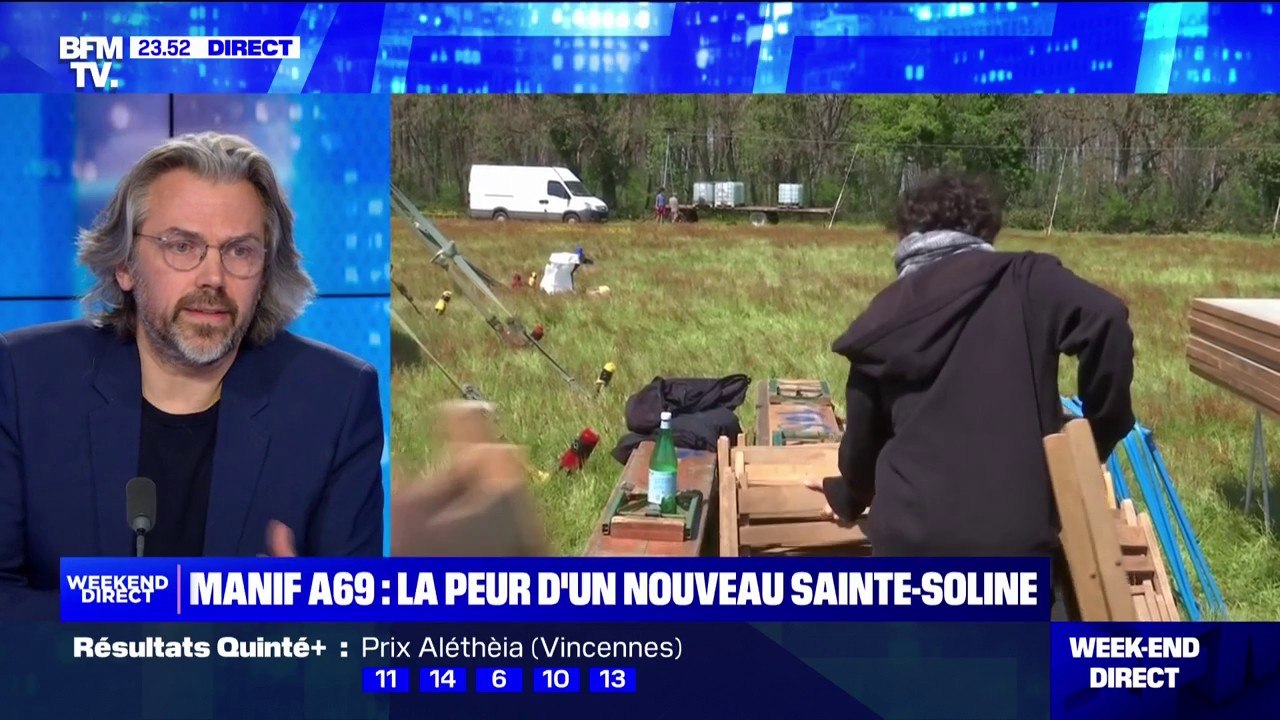 Projet A69: "Il y a des gens qui viennent pour simplement perturber, mais qui n'ont pas forcément de motivations écologistes" estime Aymeric Caron