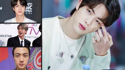 BTS’ Jin impresses the group with his huge muscles.