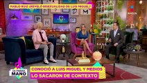 'Solo me invitó a su suite' Pablo Ruiz aclara declaraciones sobre BISEXUALIDAD de Luis Miguel