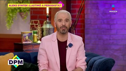 ¡Aleks Syntek desmiente que ARROLLÓ pie a reportera en funeral de Chabelo!