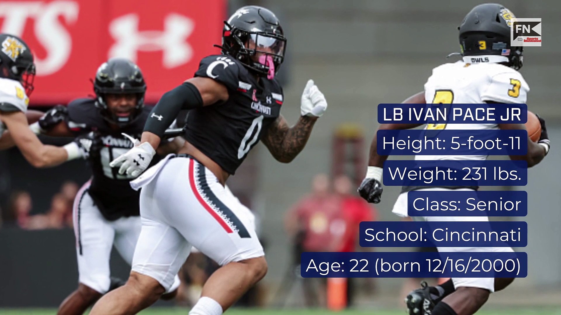 Raiders NFL Draft Prospect LB Ivan Pace Jr Cincinnati