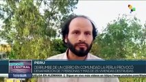 Perú: Derrumbe de cerro provoca la desaparición de siete personas y más de 25 viviendas destruidas