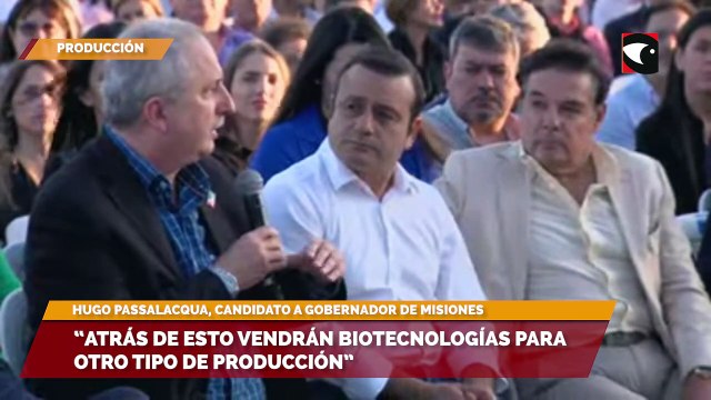Hugo Passalacqua destacó la presentación de la planta industrial Agro Sustentable en Misiones
