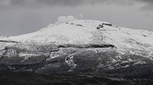 Volcán Nevado del Ruiz: así se ve el cráter a 30 mil pies de altura