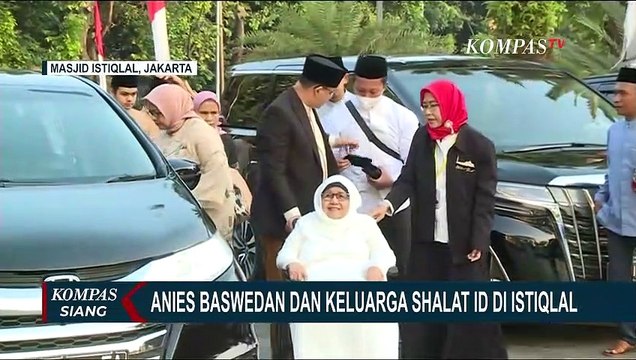 Ajak Keluarga, Anies Baswedan Salat Idulfitri di Masjid Istiqlal Jakarta!