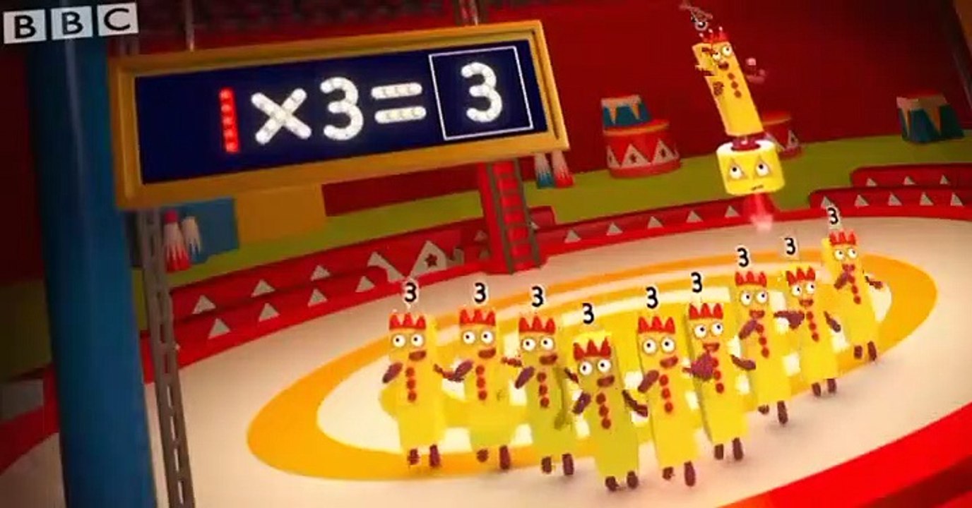 Numberblocks Numberblocks S08 E004 Circus of Threes - video Dailymotion