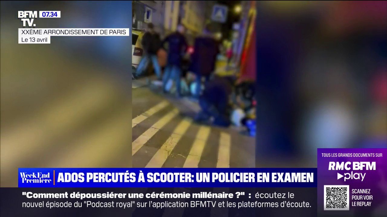 Mineurs percutés à scooter à Paris: l'avocat du policier mis en examen conteste les faits reprochés