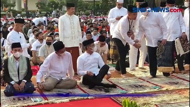 Hari Raya Idul Fitri, Pj Gubernur DKI Heru Budi Salat Id di Balai Kota Jakarta