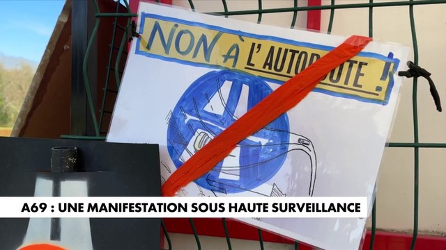 A69 : Une manifestation sous haute surveillance