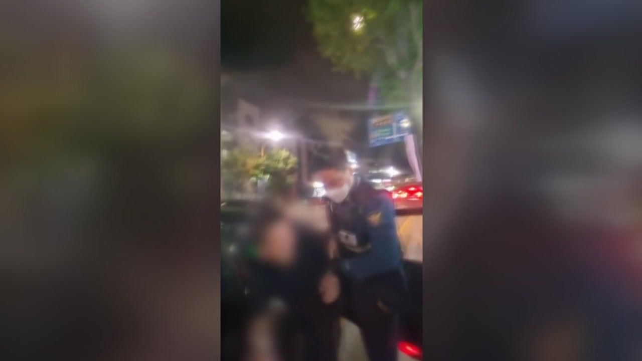 무전취식 신고 출동한 경찰에 흉기 휘두른 50대 검거 / YTN