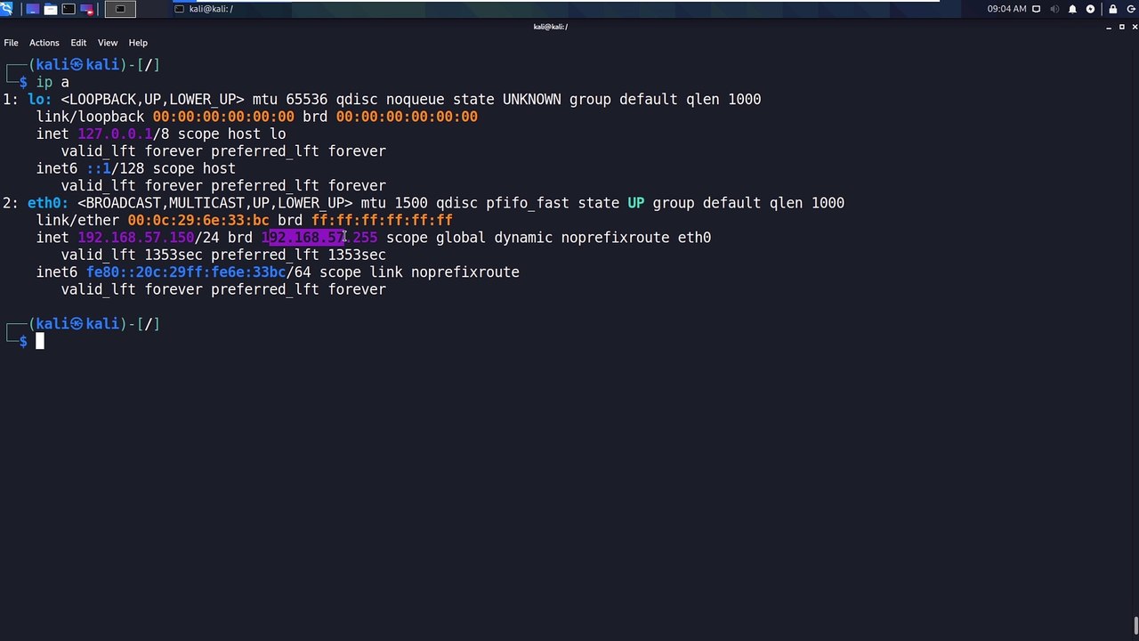 Security Academy Practical Ethical Hacking - Network Commands Update