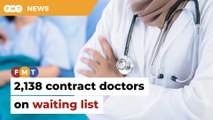 2,100 contract doctors on waiting list for permanent posts