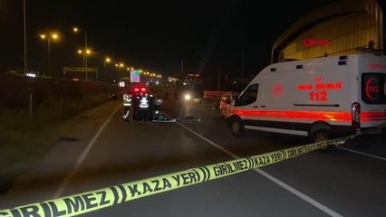 KOCAELİ-MOTOSİKLETLE ÇARPIŞAN BİSİKLETTEKİ DEPREMZEDE HAYATINI KAYBETTİ