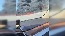 ABD'de otomobille çarpışan yakıt tankeri alev alev yandı: 1 ölü