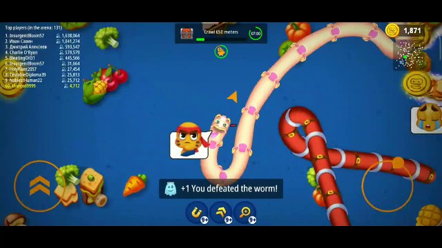 WormsZone.io Best Pro Slither Snake Top 01 Epic Worms Zoneio Best Gameplay