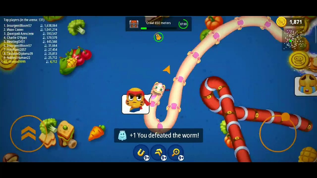 WormsZone.io Best Pro Slither Snake Top 01 Epic Worms Zoneio Best Gameplay