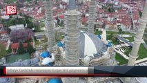 Selimiye Camisi'nde restorasyon: Kurşun örtü çalışmasına geçildi