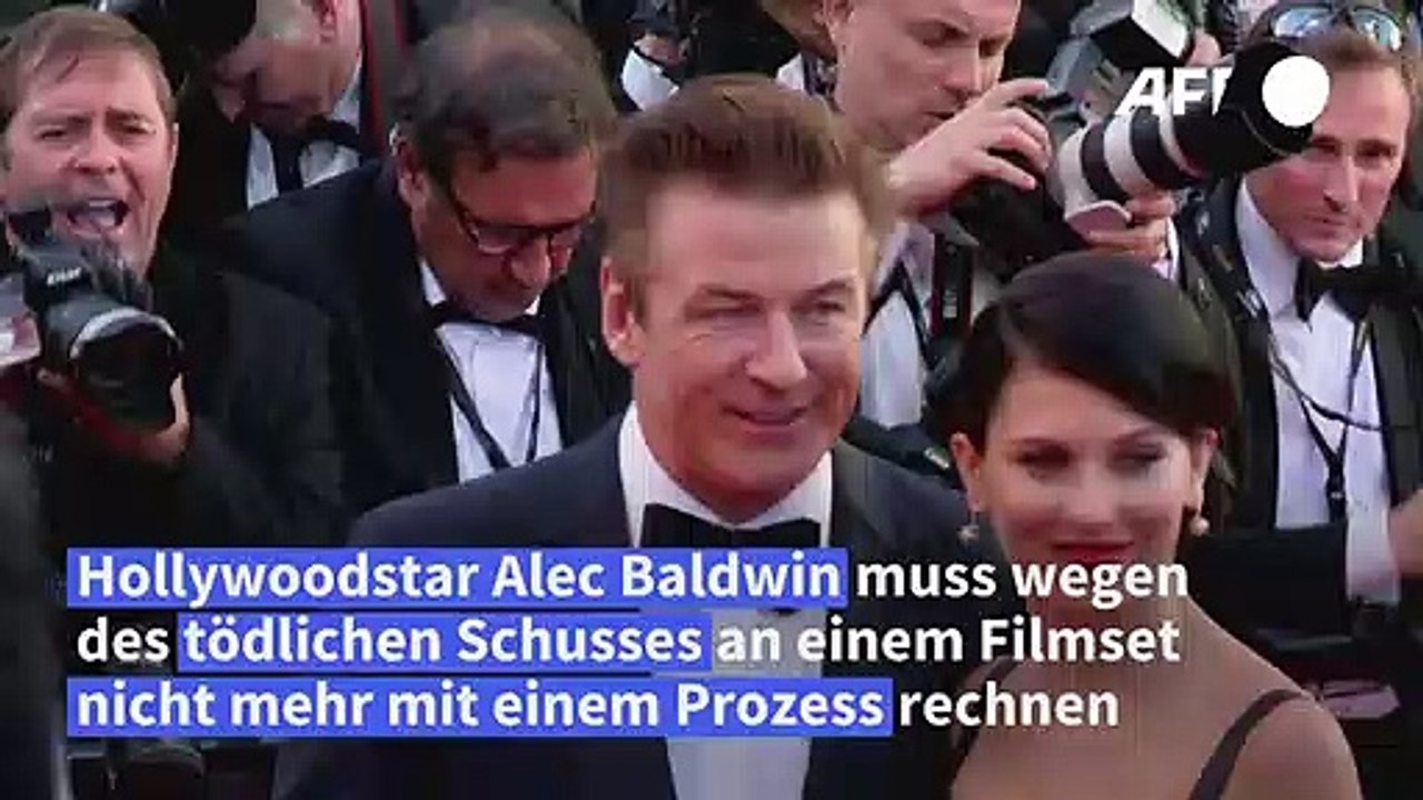 Anklage gegen Alec Baldwin fallengelassen