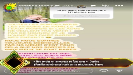 « Nos sorties en amoureux se font rares » : Justine  (Familles nombreuses) cash sur sa relation avec