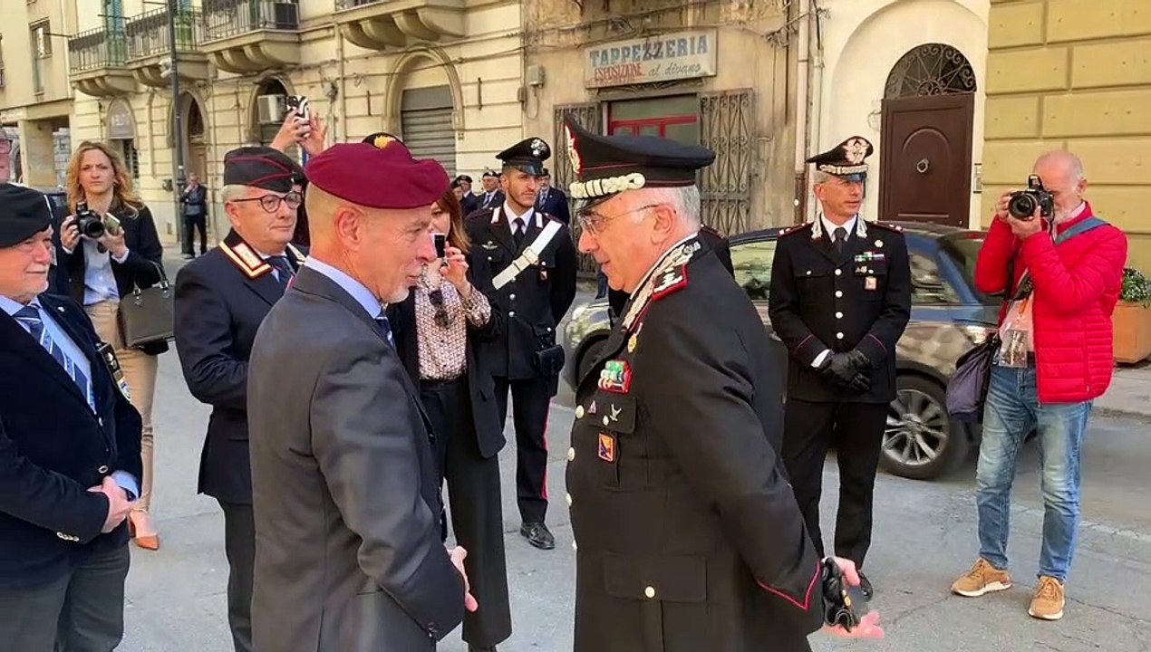 Depositata una corona di fiori in omaggio al generale e prefetto Carlo Alberto Dalla Chiesa