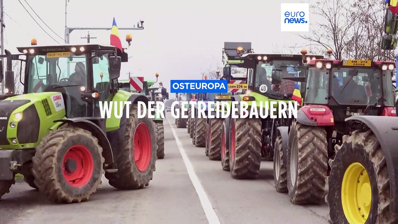 Osteuropäische Getreidebauern sind wütend