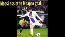 Mbappe reaction to Lionel Messi outrageous assist as Mbappe Thanked Leo Messi vs Angers