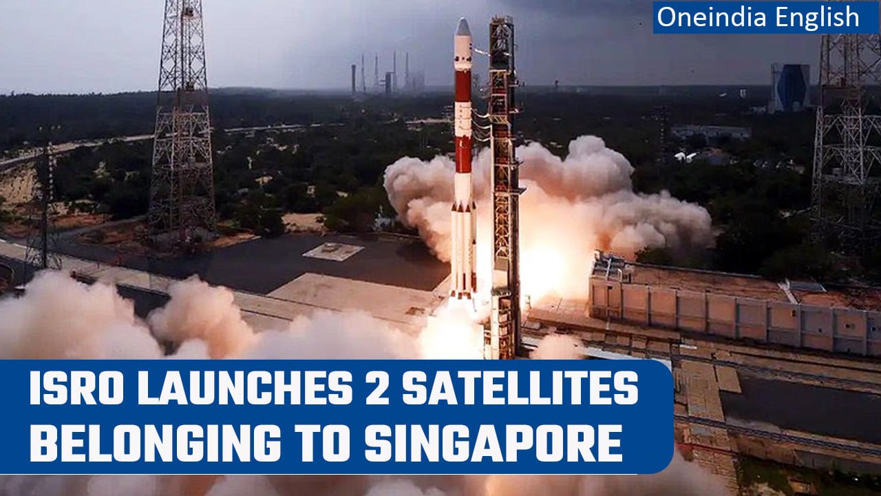 ISRO's PSLV-C55 places two Singapore satellites into orbit successfully: S Somnath | Oneindia News