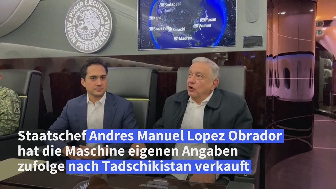 Mexiko ist luxuriöses präsidenten-flugzeug los geworden