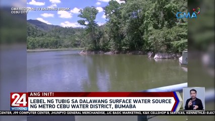 Lebel ng tubig sa dalawang surface water source ng Metro Cebu Water District, bumaba | 24 Oras Weekend