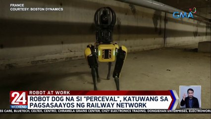 Robot dog na si “Perceval”, katuwang sa pagsasaayos ng railway network | 24 Oras Weekend