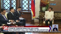 Chinese Foreign Minister Qin Gang, nag-courtesy call kay PBBM sa Malacañang | 24 Oras Weekend