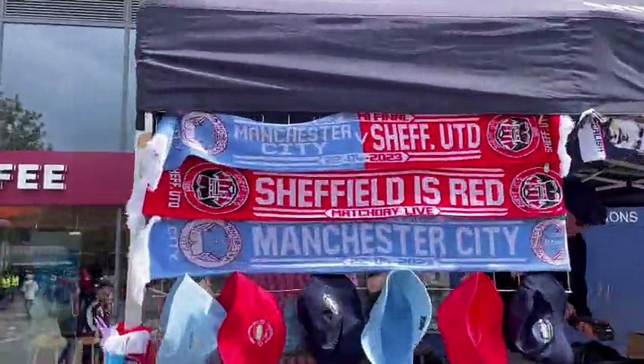 A walk down Wembley Way as Sheffield United prepare to take on Man City in the FA Cup semi-final at Wembley Stadium.