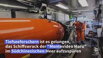 Im Zweiten Weltkrieg versenktes Schiff vor den Philippinen gefunden