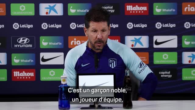 Atlético - Simeone : Quand Griezmann va bien, l'équipe joue un football différent