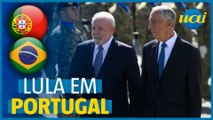 Em Portugal, Lula é recebido pelo presidente Marcelo Rebelo