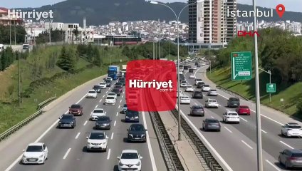İstanbul'da bayramın ikinci gününde trafik yoğunluğu