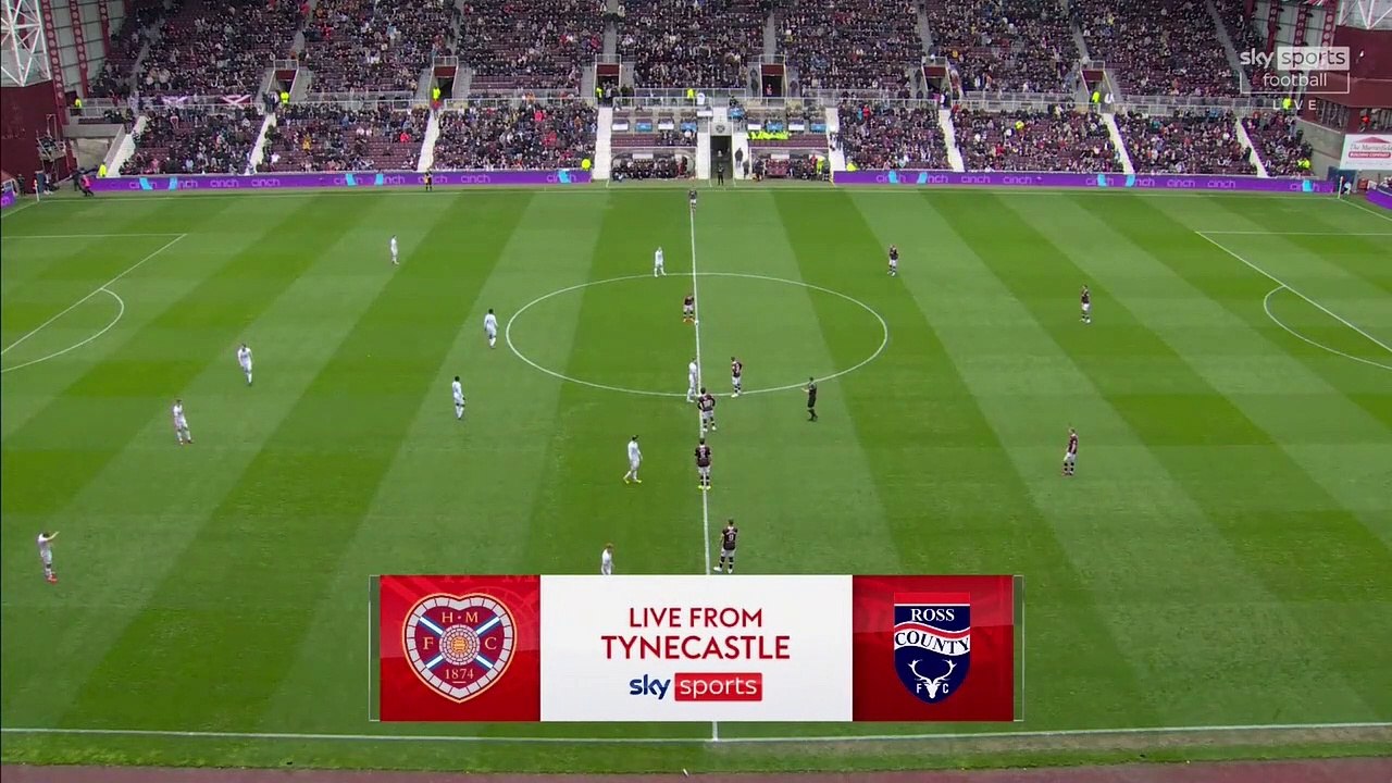 Hearts vs Ross County 1 half
