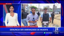 Alcalde de Chorrillos es amenazado de muerte desde hace 30 días