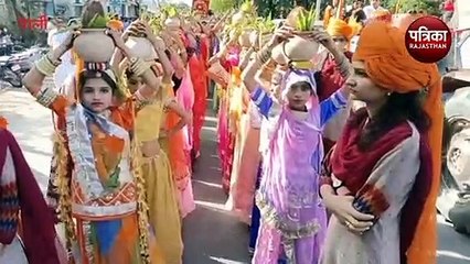 VIDEO : संत खेतेश्वर के जयकारों से गूंजा शहर, शिक्षा के लिए 15 लाख से अधिक की लगाई बाेलियां