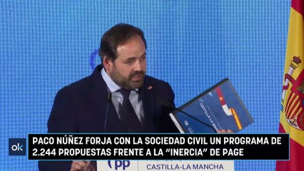 Paco Núñez forja con la sociedad civil un programa de 2.244 propuestas frente a la inercia de Page