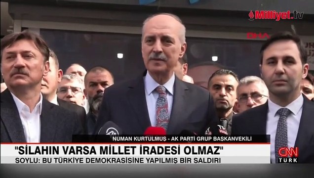 Numan Kurtulmuş: Bu saldırı Türkiye demokrasisine yapılmıştır