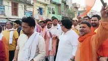 परशुराम जयंती पर पूजा अर्चना के बाद निकली शोभायात्रा