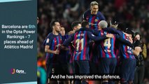 Simeone sings Xavi's praises for Barcelona turnaround