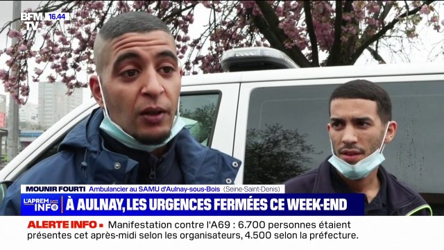Cet ambulancier au Samu d'Aulnay-Sous-Bois évoque le délestage mis en place aux urgences: C'est dramatique, on a besoin de médecins