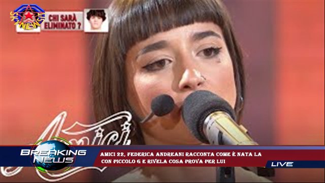 Amici 22, Federica Andreani racconta come è nata la con Piccolo G e rivela cosa prova per lui