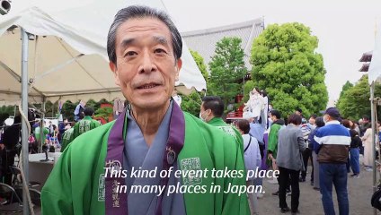 Japan's 'crying baby sumo' festival returns for the first time since the pandemic