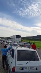 İsmail Saymaz paylaştı: 'Erdoğan gelecek' diye Kahramanmaraş yolu, çift yönlü trafiğe kapatıldı