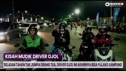 Belasan Tahun Tak Jumpa Orang Tua, Driver Ojol Ini Akhirnya Bisa Pulang Kampung
